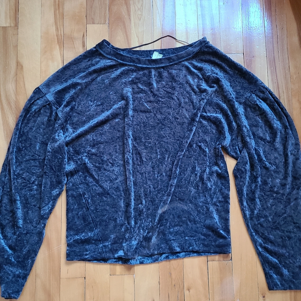 Free people velvet top